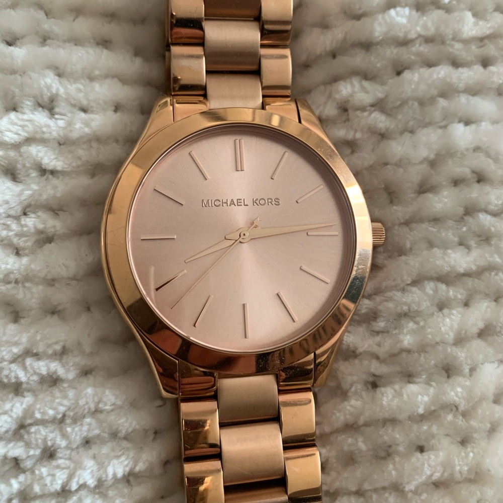 Gold MK watch